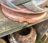 Aged Terracotta Weave Pot