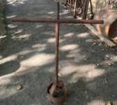 Antique Iron Post Digger