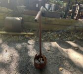 Antique Iron Post Digger