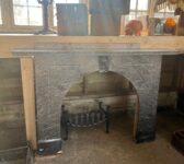 Grey Marble Fire Surround