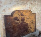 Decorative Cast Fire Back