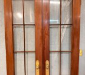 Glazed Timber Double Doors