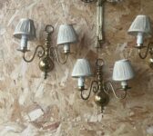 Elegant Brass Wall Lights