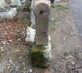 Granite Gatepost on Base