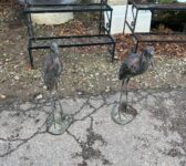 Cast Aluminium Bird Pair