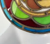 Round Stained Glass Panel