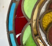 Round Stained Glass Panel