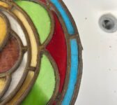Round Stained Glass Panel