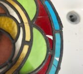 Round Stained Glass Panel