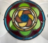 Round Stained Glass Panel