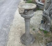 Rustic Held Pot on Plinth