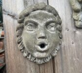 Stone Cherub Face Spout