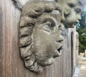 Stone Cherub Face Spout