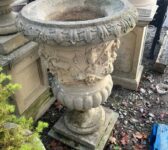 Decorative Vine Urn Pair
