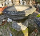 Elegant 8 Sided Urn Pair