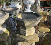 Elegant 8 Sided Urn Pair