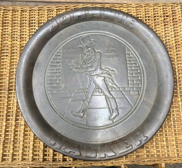 Johnnie Walker Pewter Tray