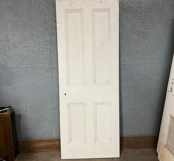 Vintage White 4 Panel Door