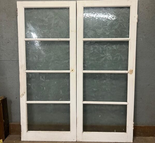 Leaf Detailed Glazed Doors