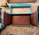 Blue Hanging Cabinet