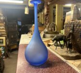 Tall Cobalt Glass Vase