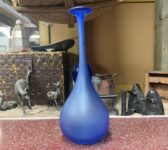 Tall Cobalt Glass Vase