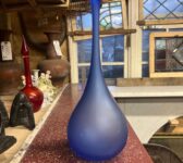 Tall Cobalt Glass Vase