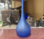 Tall Cobalt Glass Vase