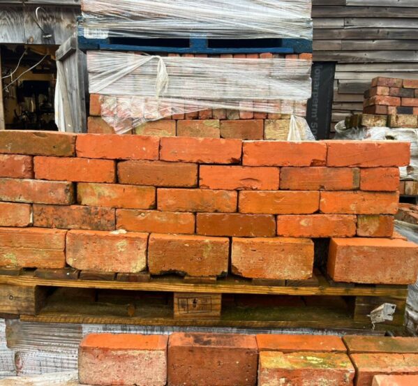 Orange Wire Cut Bricks