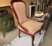 Elegant Balloon Back Chair
