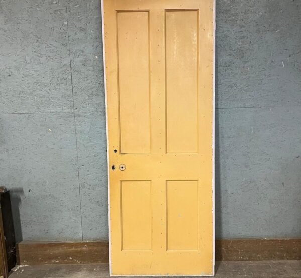 Mustard Yellow 4 Panel Door