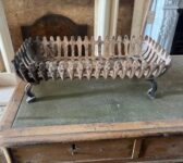 Reclaimed Fire Basket with Claw Feet