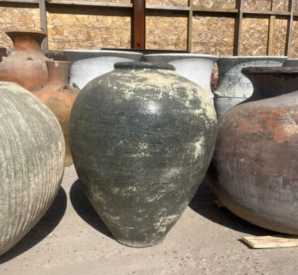 Reclaimed Grey Amphora Style Pot
