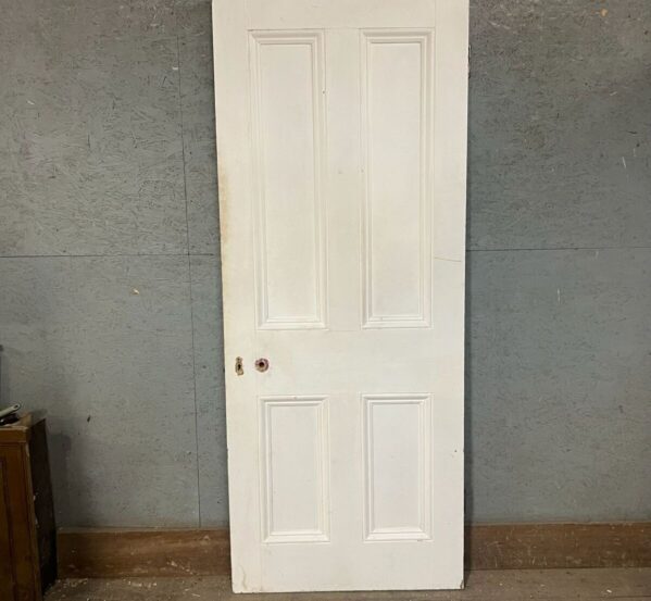 Reclaimed Painted 4-Panel Door