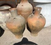 Pair of Thai Terracotta Amphora Style Pots