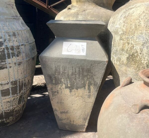 Reclaimed Geometric Thai Pot