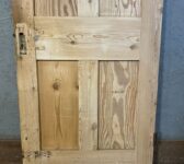 Reclaimed Antique 4-Panel Stripped Pine Interior Door
