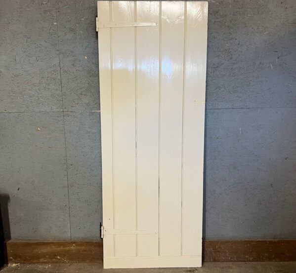 Reclaimed Antique Pine Ledge and Batten Cottage Door