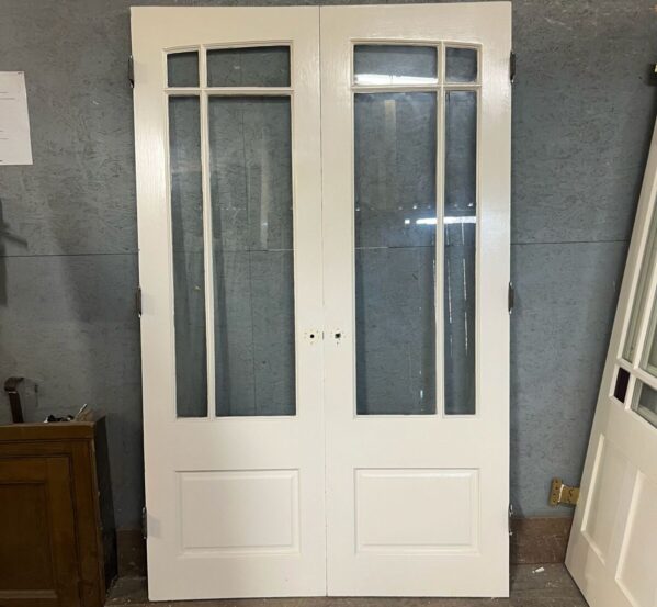 Reclaimed Vintage Half-Glazed French Double Door