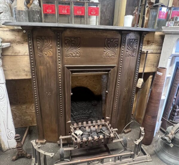 Reclaimed Bronze Effect Fireplace Surround