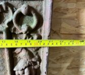 Reclaimed Ornate Fireback Rearing Horse