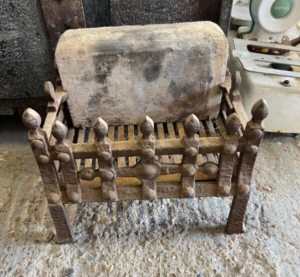 Reclaimed Fire Basket With Fire Brick