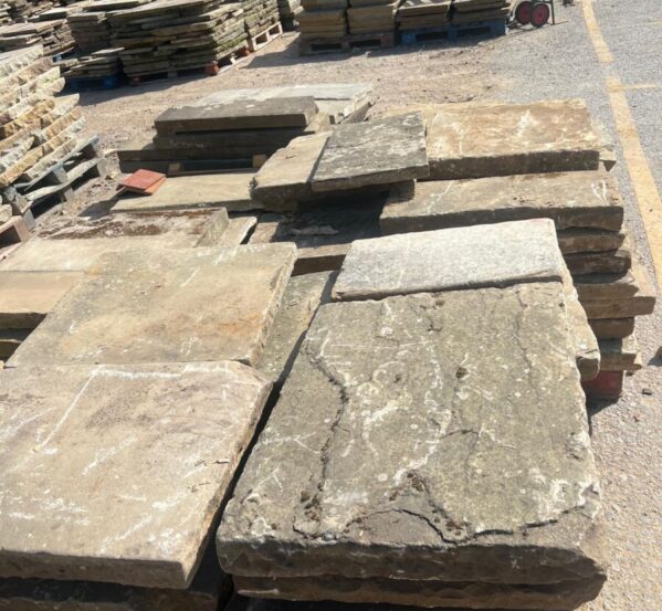 Reclaimed Buff Coloured York Stone