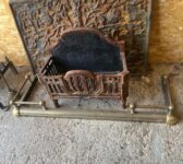 Reclaimed Brass Style Fireplace Fender