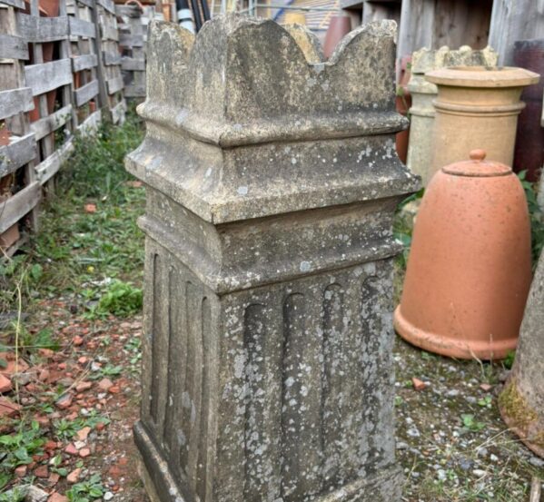Reclaimed Square Crowned Chimney Pot