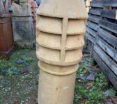 Reclaimed Multi-Tier Buff Louvered Chimney Pot