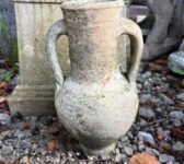 Reclaimed Weathered Terracotta Two-Handled Amphora Jug