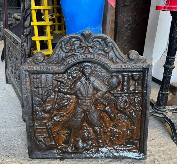 Reclaimed Richard Lenard Ironfounder Cast Iron Fireback
