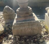 Reclaimed Stone Garden Plinth Base