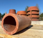 Reclaimed Terracotta Clay Pipes